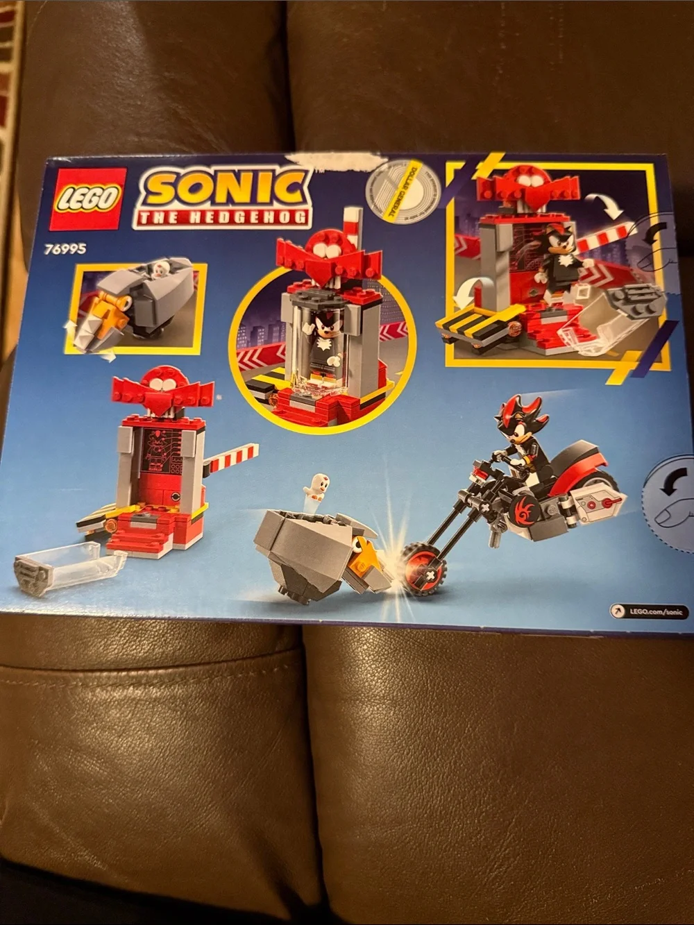 LEGO Sonic The Hedgehog Shadow's Escape - Red, Black, Gray and Yellow 76995 NEW